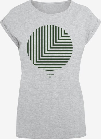 T-shirt 'Geometrics' F4NT4STIC en gris : devant