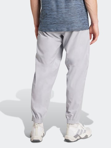 ADIDAS PERFORMANCE Tapered Sports trousers 'TR-ES' in Grey