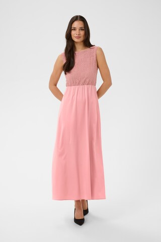 Robe 'KALouisa Sateen' Kaffe en rose : devant