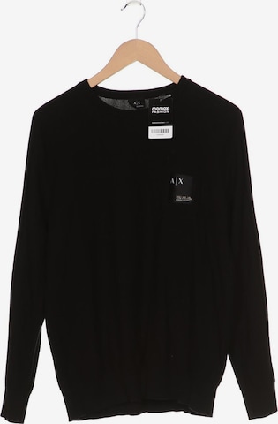 ARMANI EXCHANGE Pullover M in Schwarz: predná strana