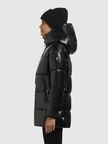 Manteau d’hiver 'Grana-YM' khujo en noir