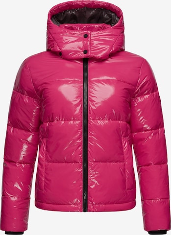 Veste d’hiver 'Roobie' Ragwear en rose : devant