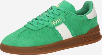 Baskets basses 'AERA' Polo Ralph Lauren en vert : devant