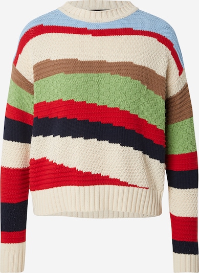 Megztinis 'POLO' iš Weekend Max Mara, spalva – smėlio spalva / ruda / žalia / raudona, Prekių apžvalga