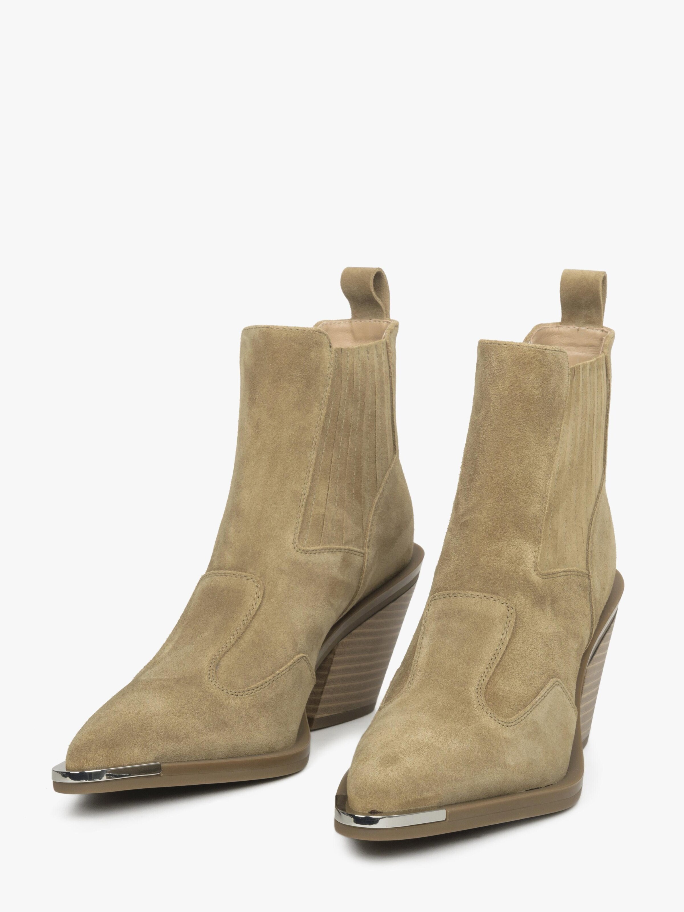 Estro Cowboy Boots '979131' in Beige