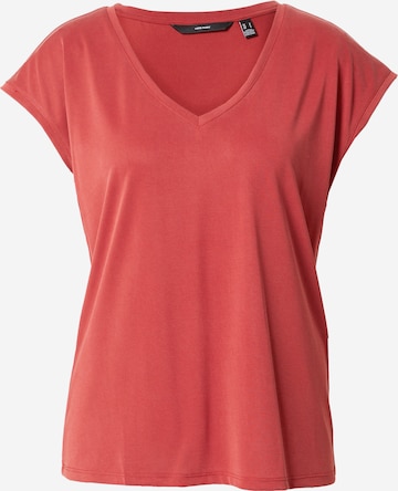 VERO MODA Shirt 'FILLI' in Red: front