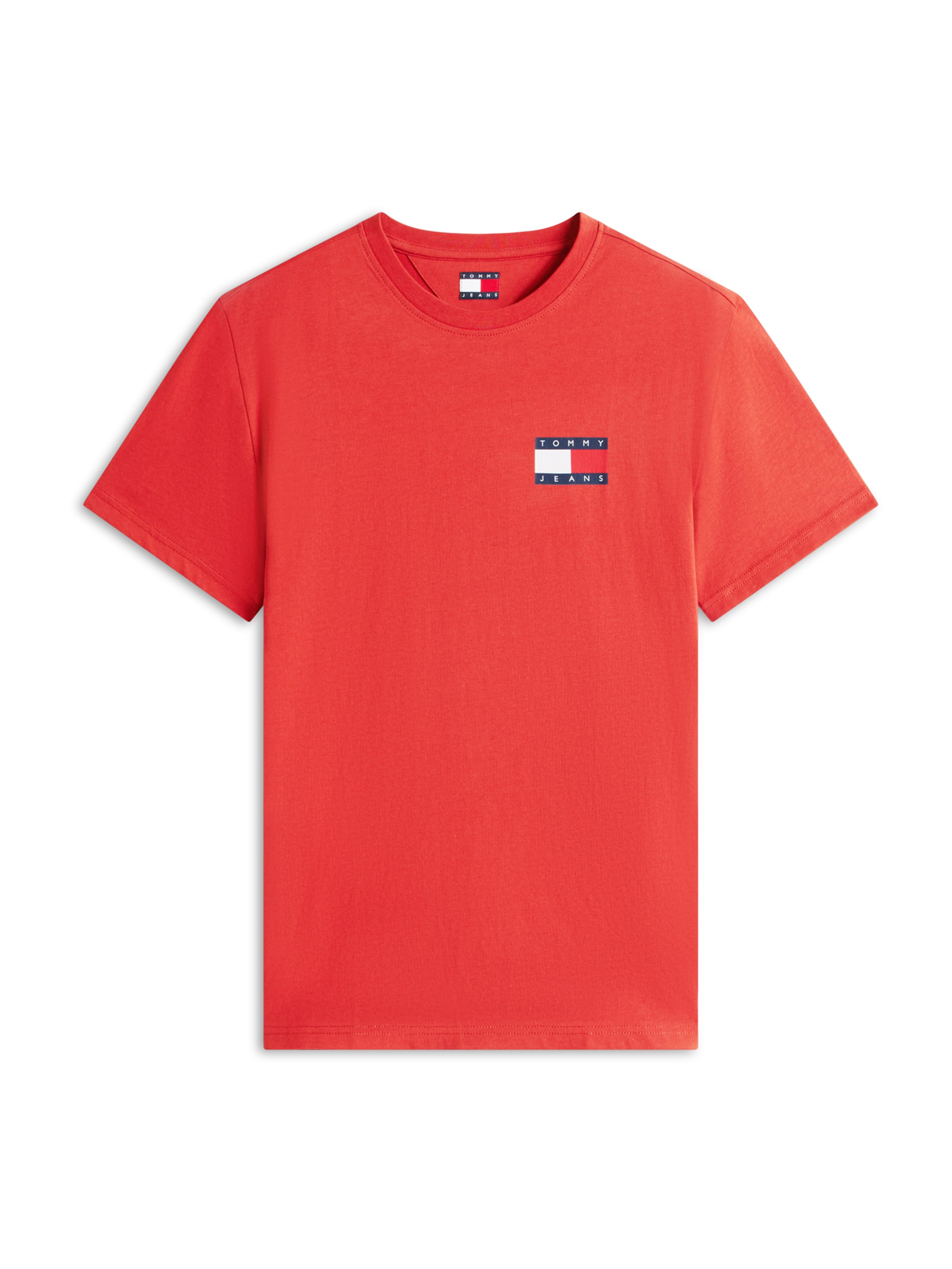 Tommy Jeans Póló 'ESSENTIAL' - piros: elől