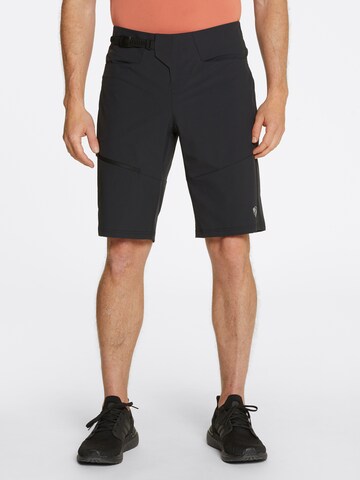 ZIENER Regular Workout Pants 'NUWE X-FUNCTION' in Black: front