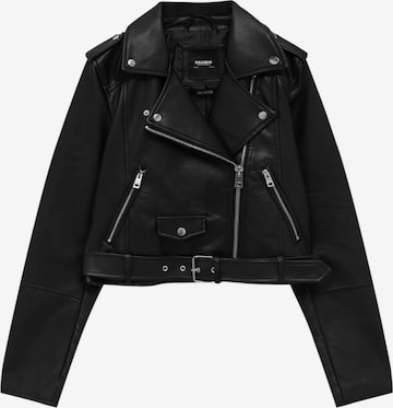 Veste mi-saison Pull&Bear en noir : devant