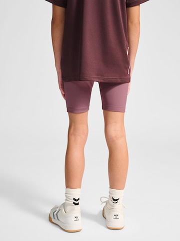 Hummel Skinny Sportsbukser 'Pulse' i lilla