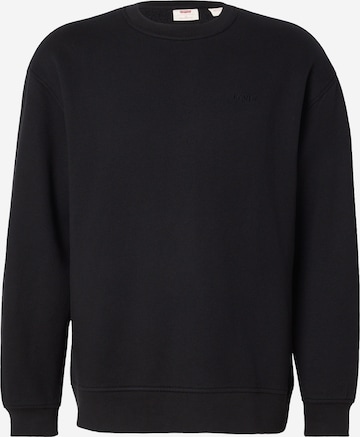 LEVI'S ®Sweater majica - crna boja: prednji dio
