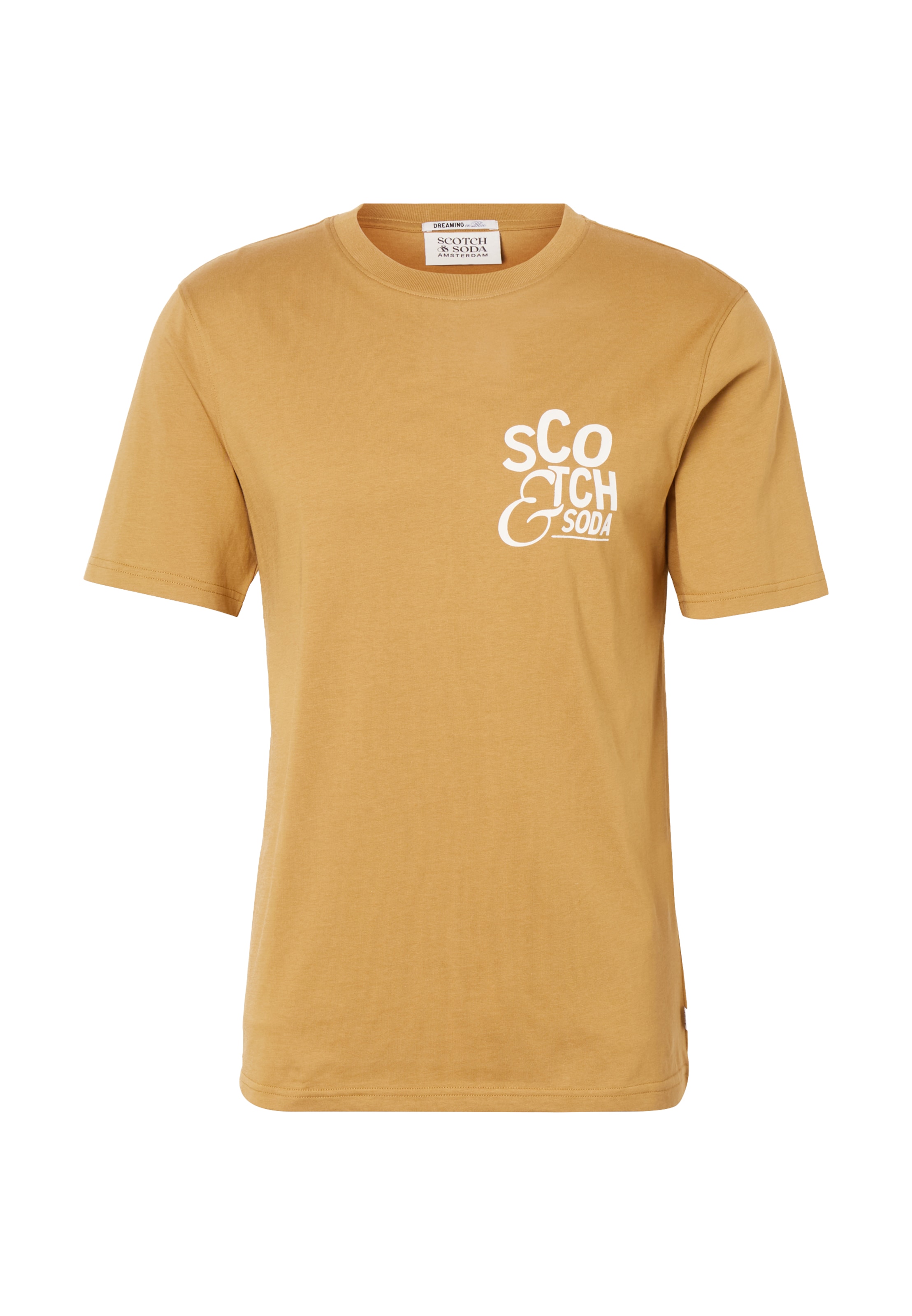 SCOTCH & SODA T-shirt i brun: framsida