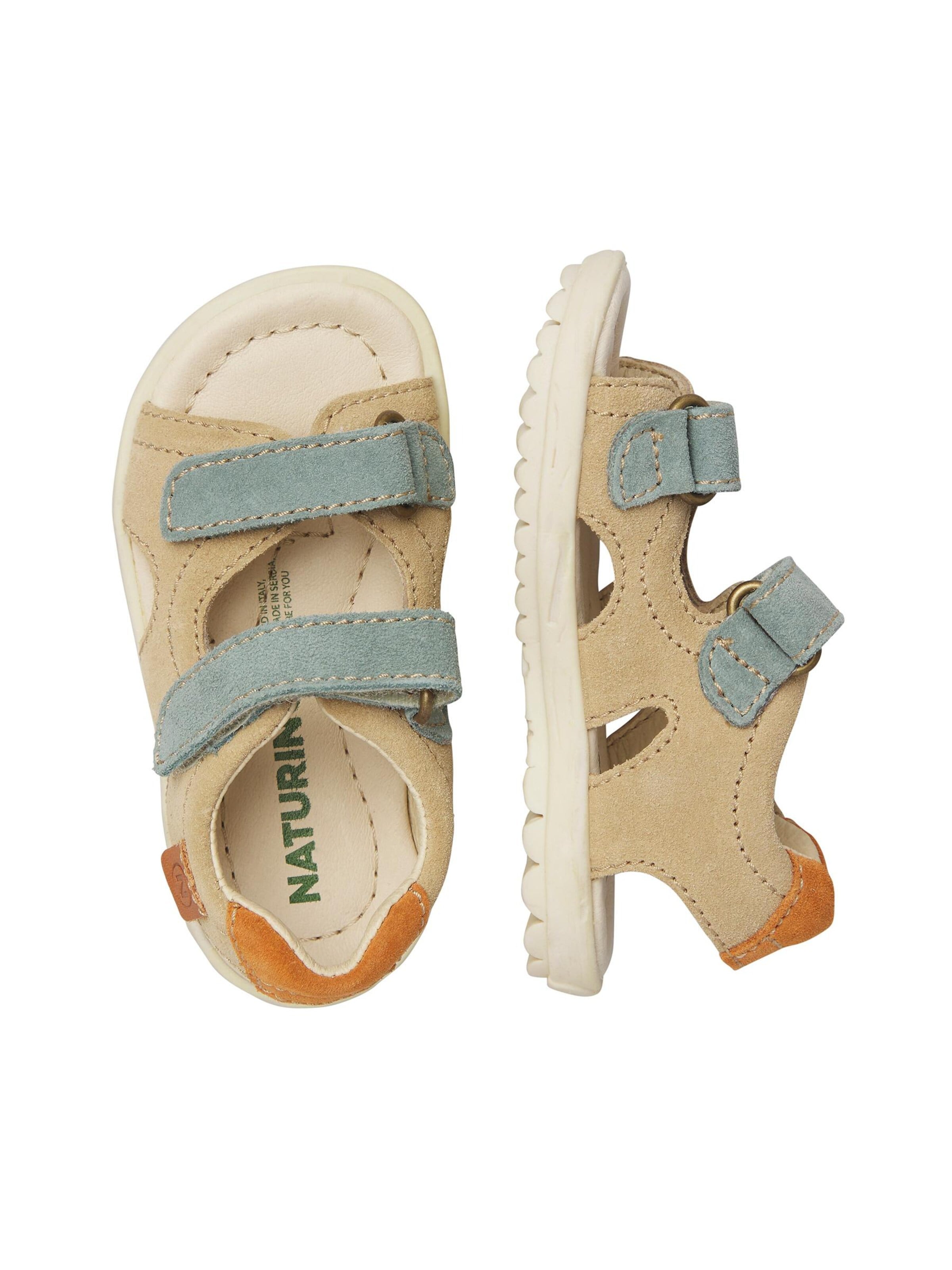 NATURINO Open shoes 'SKY' in Orange