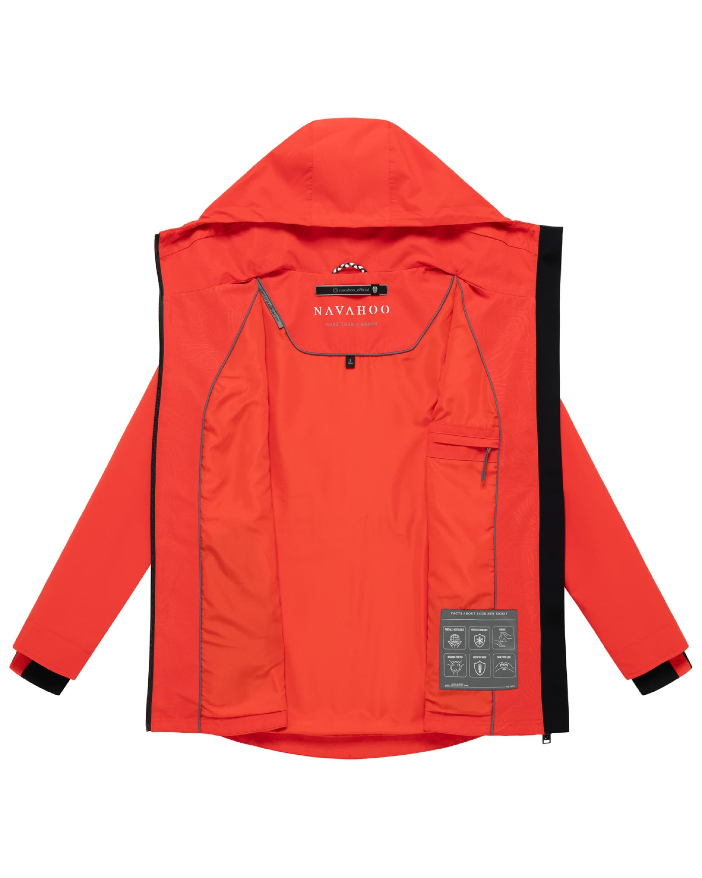 Parka mi-saison 'Blumentanz 14' NAVAHOO en orange