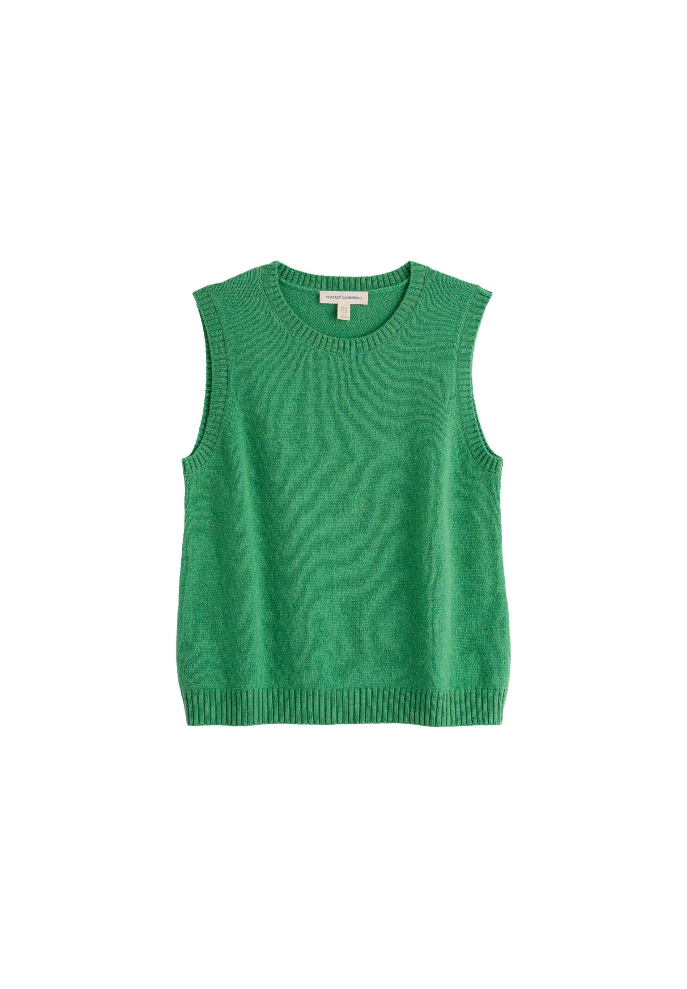 Seasalt Cornwall Bodywarmer 'East View' in Groen: voorkant