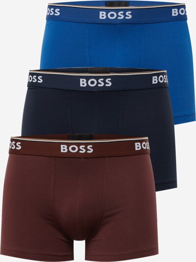 BOSS Orange Boxer shorts in Blue / Navy / Dark brown / White, Item view