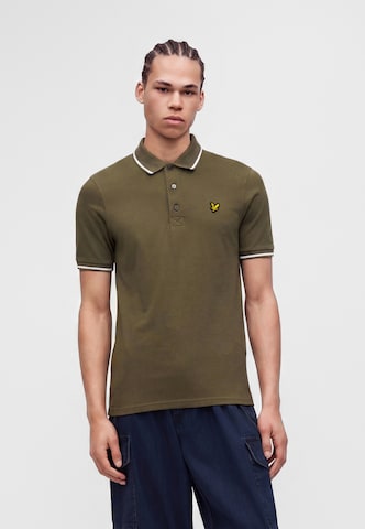 Lyle & Scott - Camiseta en verde: frente