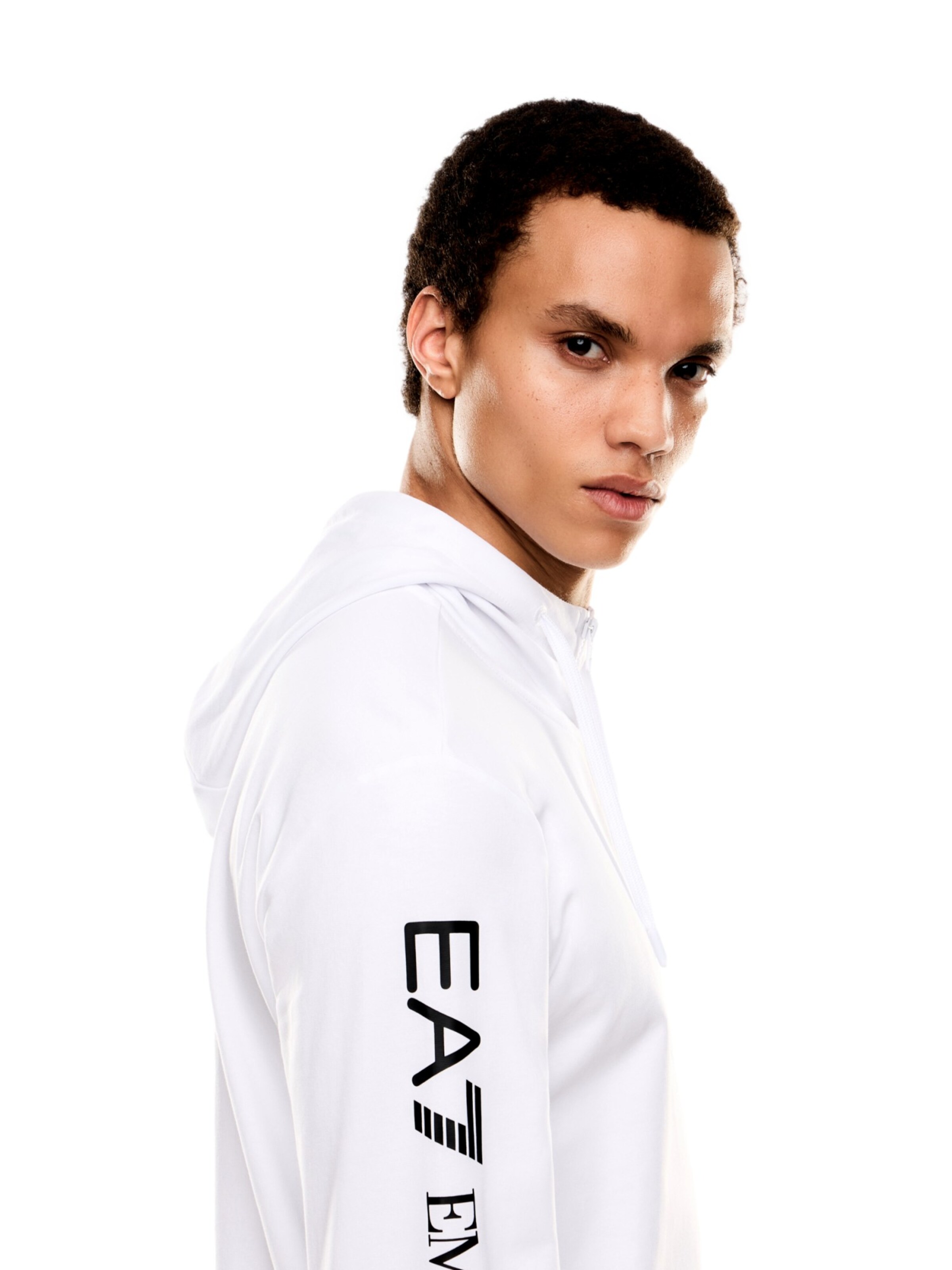 EA7 Emporio Armani Sweatvest in Wit