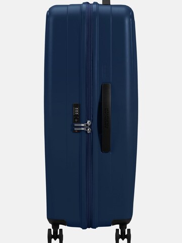 American Tourister Trolley 'REJOY SPINNER 77/28 TSA' in Blauw