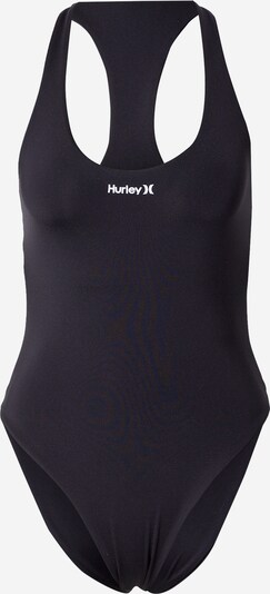 Costum de baie sport Hurley pe negru / alb, Vizualizare produs