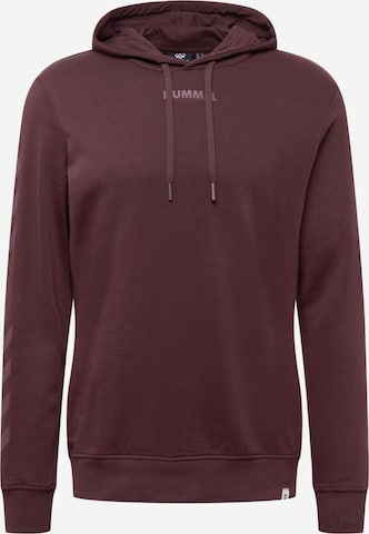 Sweat-shirt 'LEGACY' Hummel en marron : devant