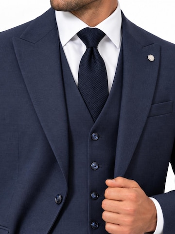 Guild Slim fit Suit 'Slim fit Business Anzug' in Blue
