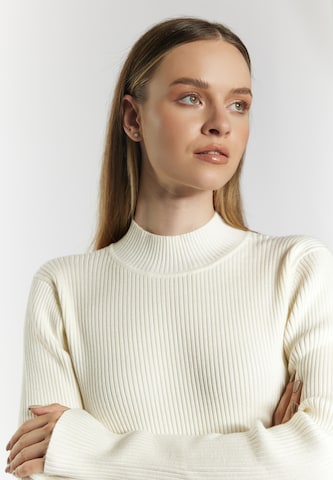 DreiMaster Klassik Sweater 'Ledkin' in White
