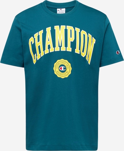 Champion Authentic Athletic Apparel Shirt in Yellow / Petrol / Red / White, Item view