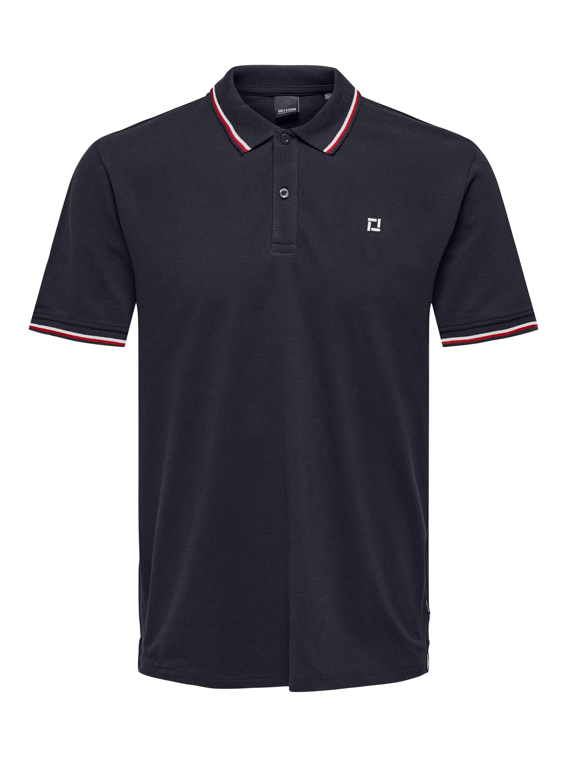 Only & Sons Tričko 'Fletcher' – modrá: přední strana