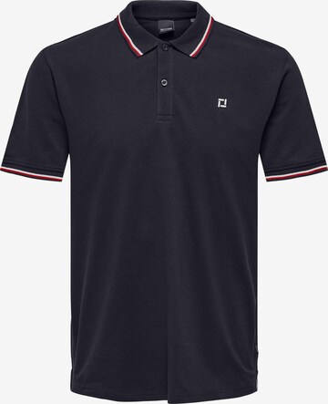 Only & Sons Poloshirt 'Fletcher' in Blau: predná strana