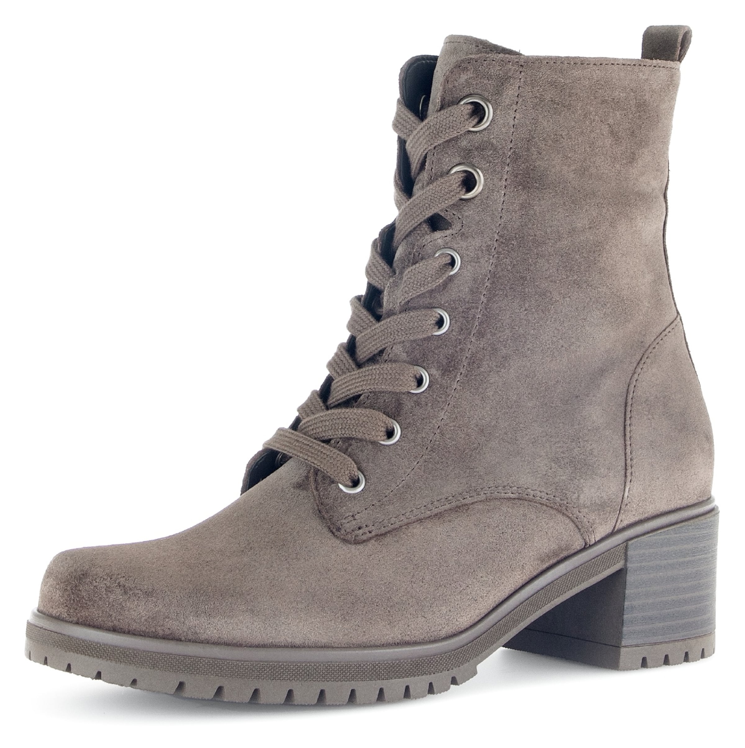 Bottines à lacets GABOR en marron : devant