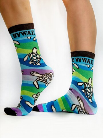 Chaussettes de sport ' AirLite Socks ' Wave Hawaii en mélange de couleurs