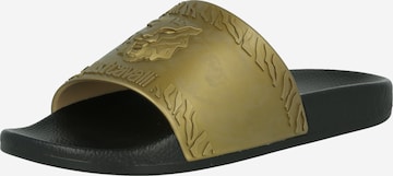 Just Cavalli Beach & Pool Shoes in Gold: front
