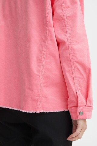 PULZ Jeans Between-Season Jacket in Pink