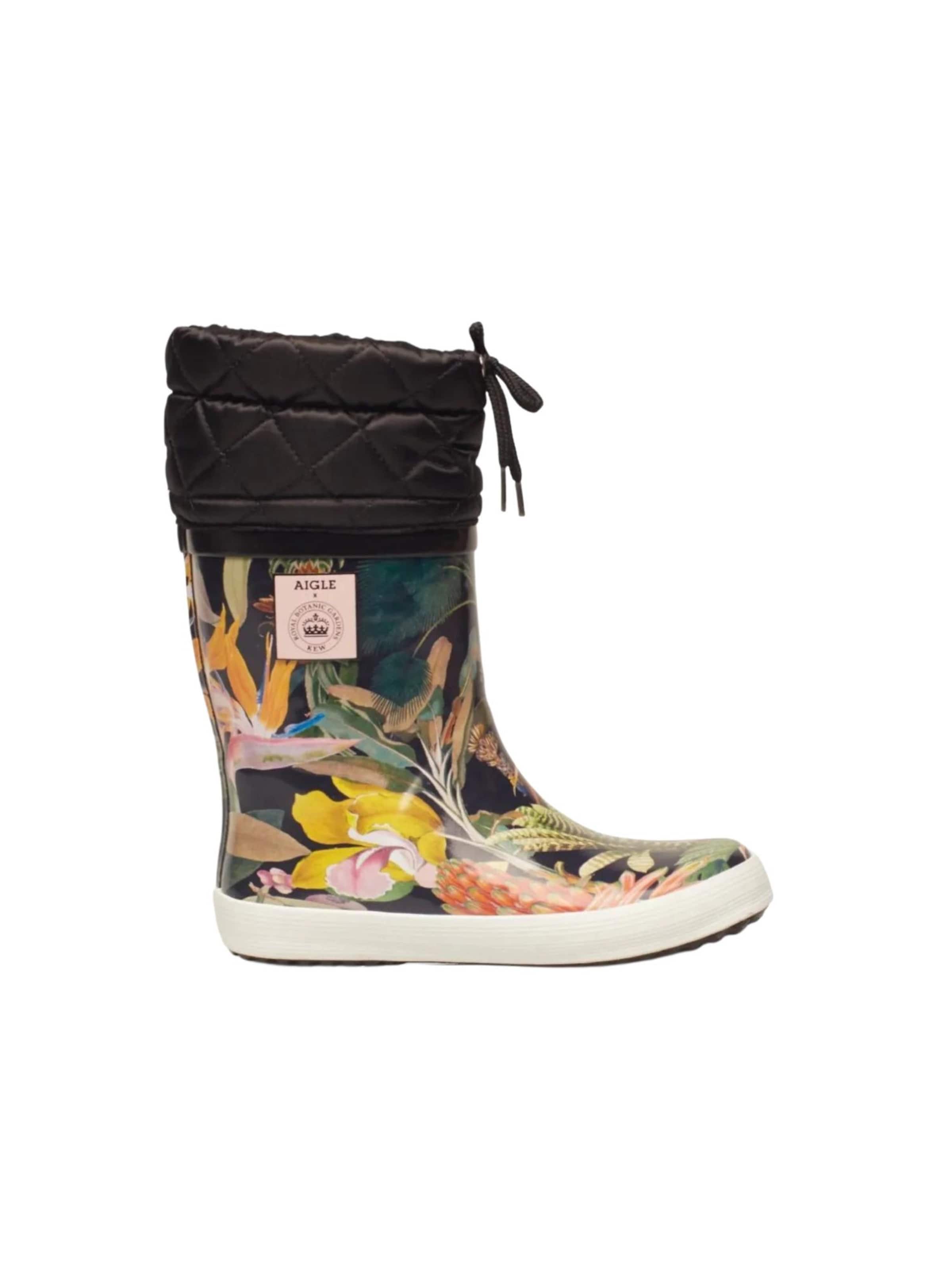 AIGLE Rubber boot 'GIBOULEE PRINT' in Mixed colours: front