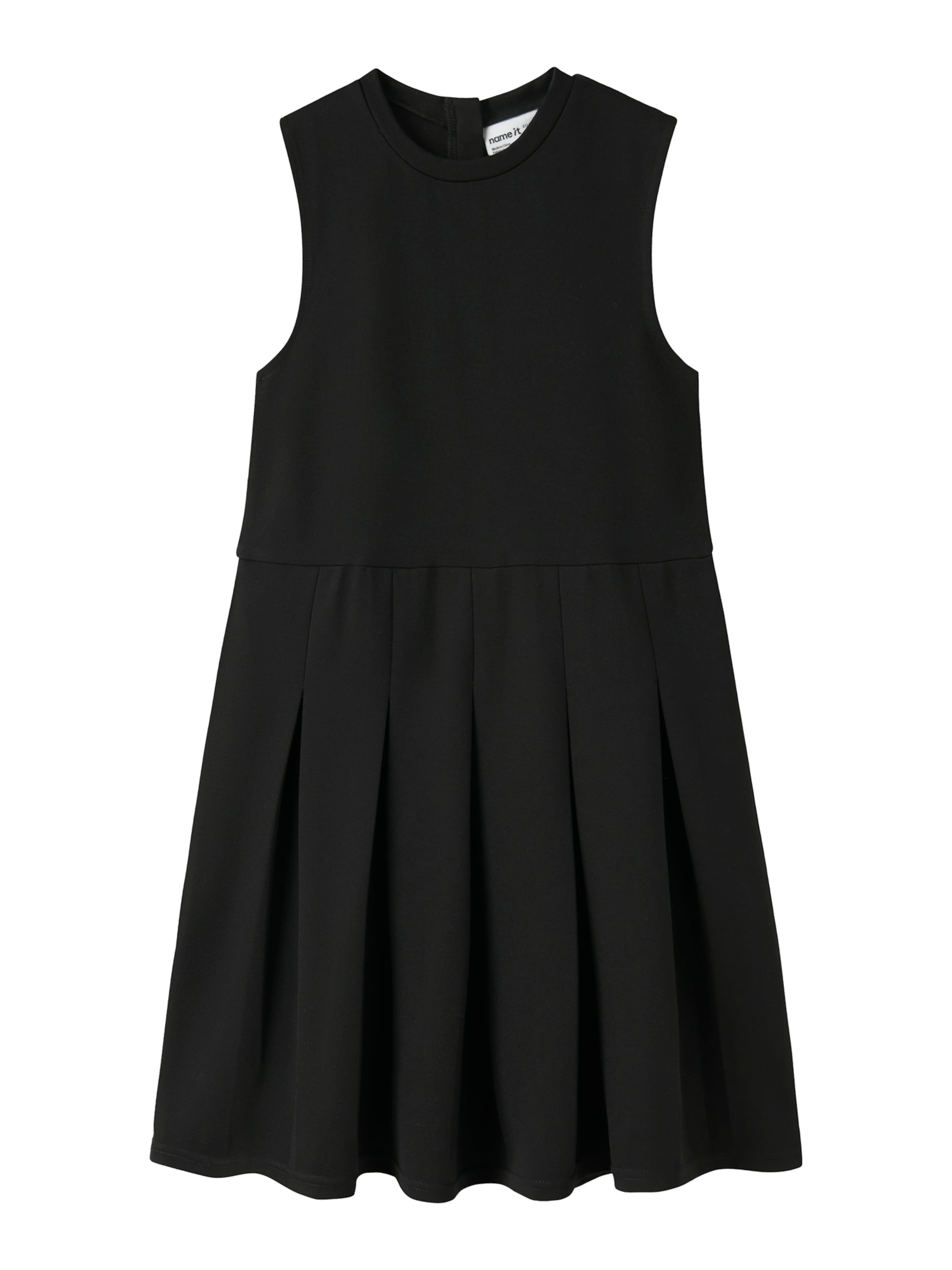 NAME IT - Vestido 'NKFLEANDRO' en negro: frente