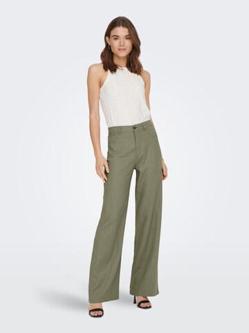 Wide Leg Pantalon ONLY en gris