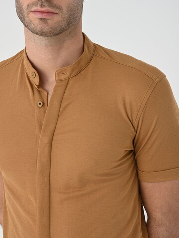 AntiochSlim Fit Košulja - smeđa boja