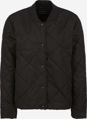 Pieces Tall Between-Season Jacket 'Bee' in Black: front