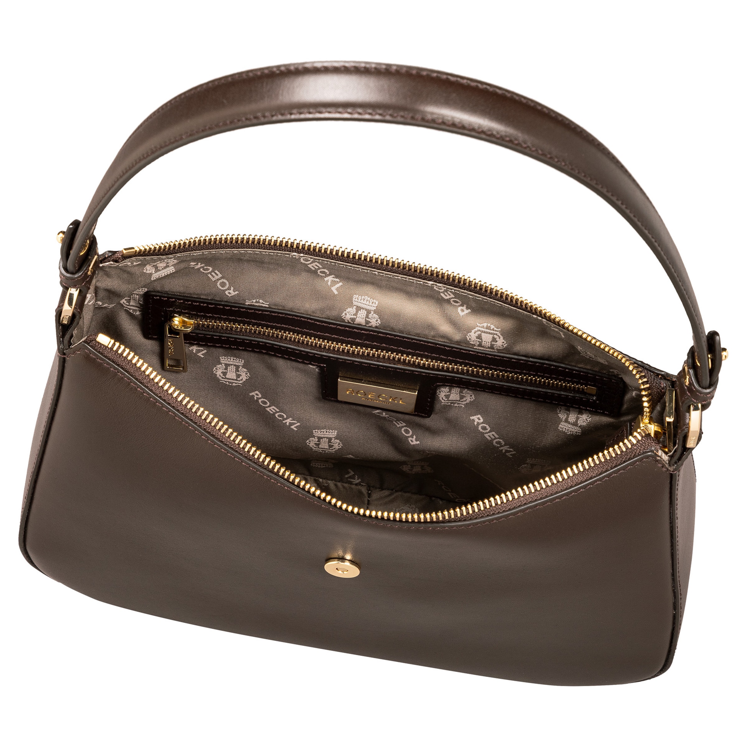 Borsa a spalla 'FLORENCE SCHULTERTASCHE SMALL' di Roeckl in marrone