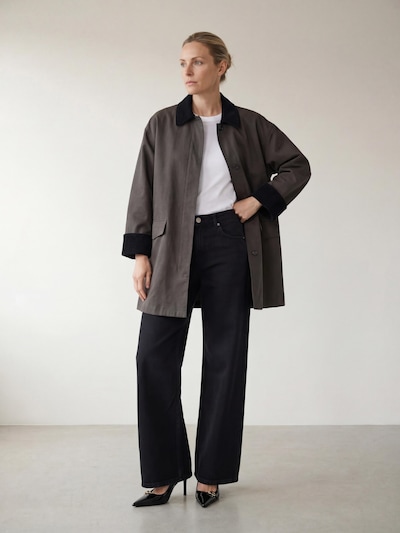 ARMIE Prehodna jakna 'The Frederikke Oversize Jacket' v velikosti XS  | temno siva barva, Prikaz izdelka
