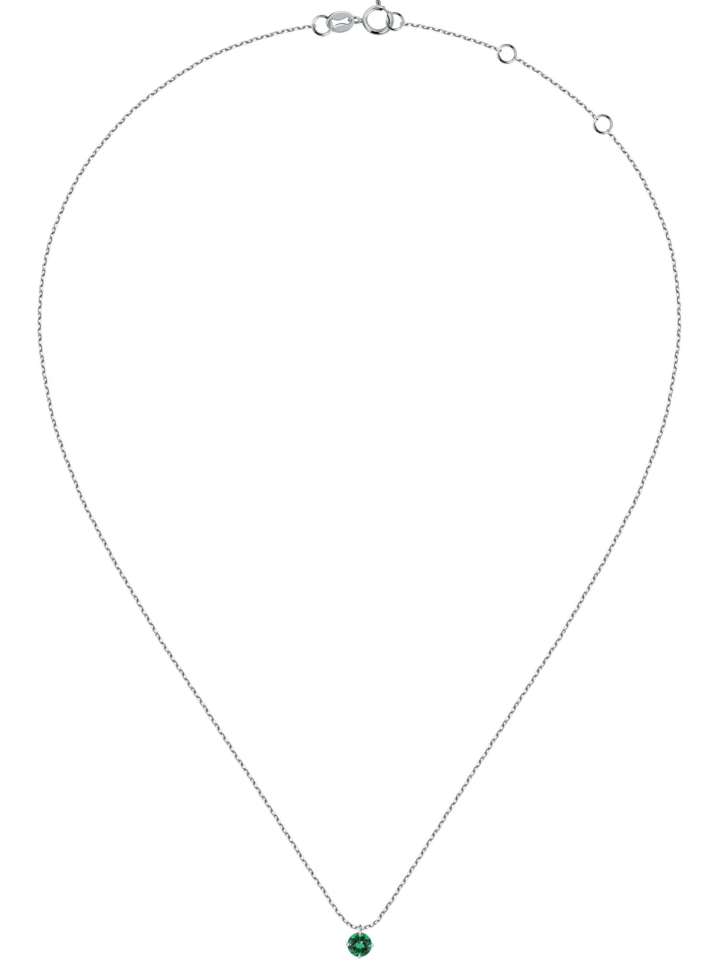 Live Diamond Kette in Silber: Vorderseite