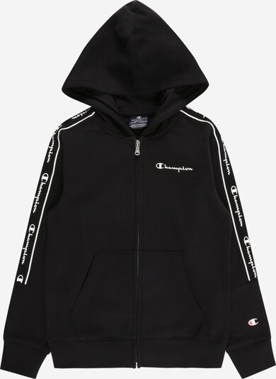 Champion Authentic Athletic Apparel Sweat jacket in Black / White, Item view