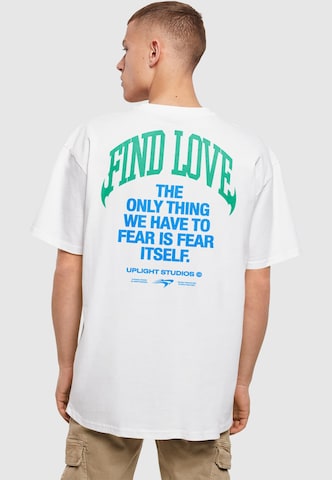 MT Upscale Shirt 'Find Love' in Wit: voorkant