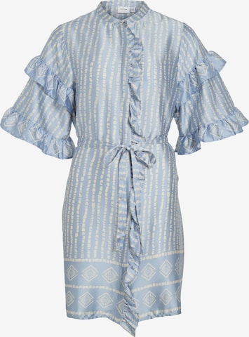 VILA Blousejurk in Blauw: voorkant