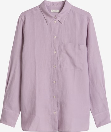 Marc O'Polo Blouse in Lila: voorkant