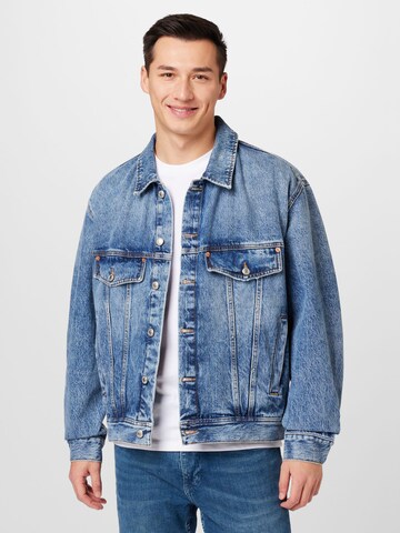 DRYKORN Between-season jacket 'MAJID' in Blue: front