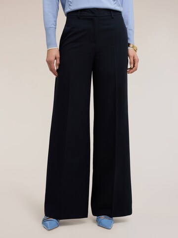 MOTIVI Wide leg Pants in Blue: front