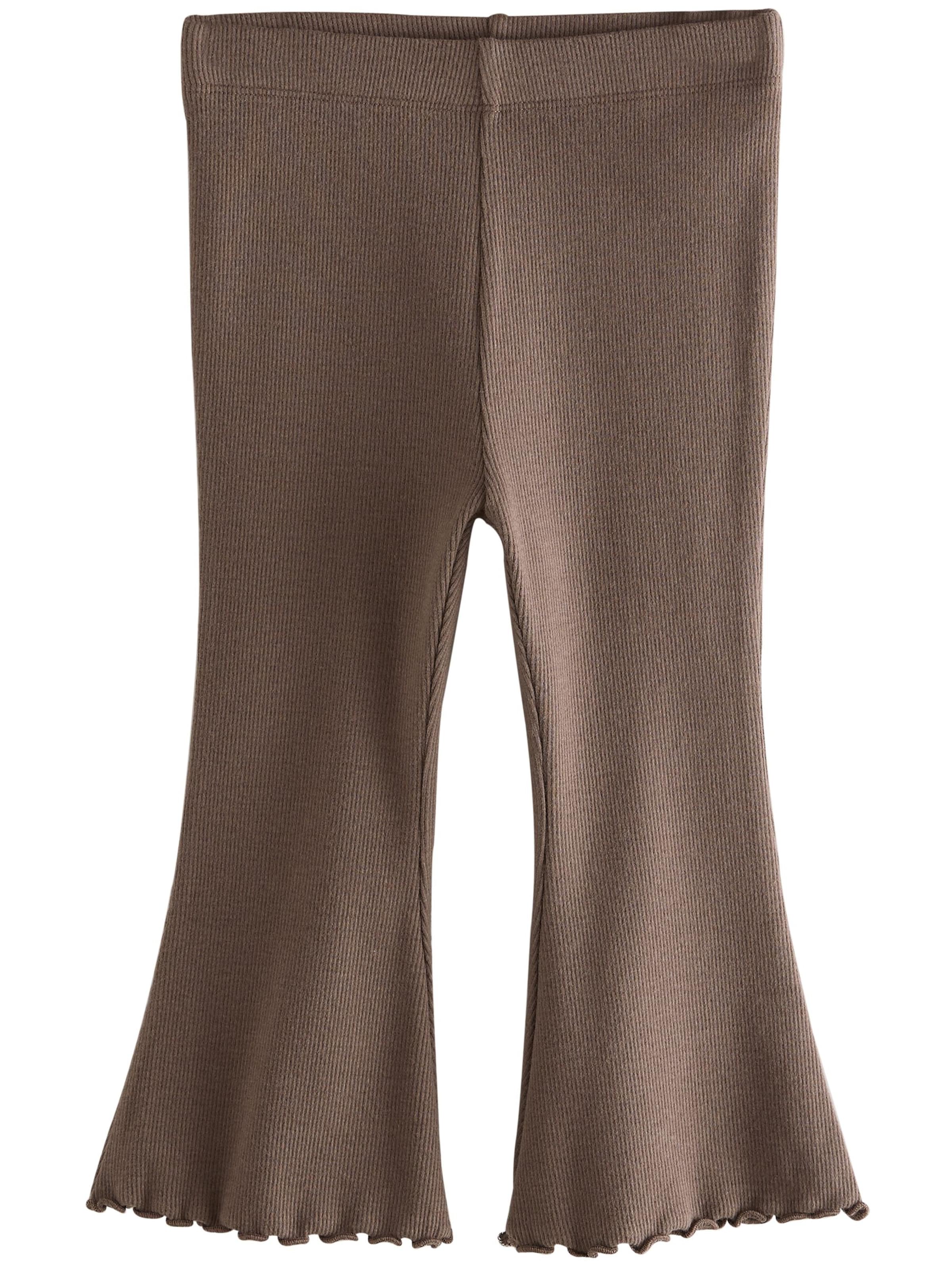 Next Zvonový Legíny – hnědá: přední strana