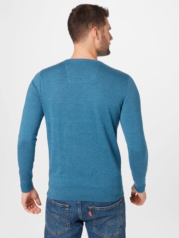 TOM TAILOR Regular Fit Pullover in Blau